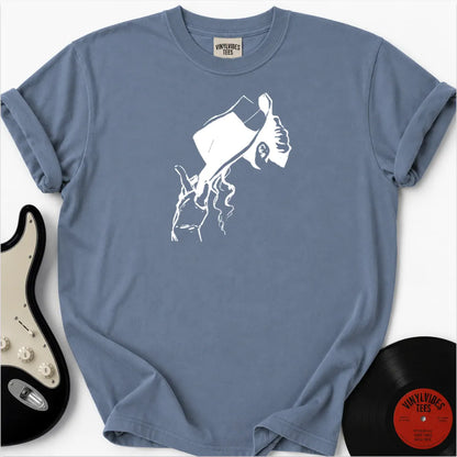 Printify T-Shirt Blue Jean / S The Hat Tip Premium T-Shirt