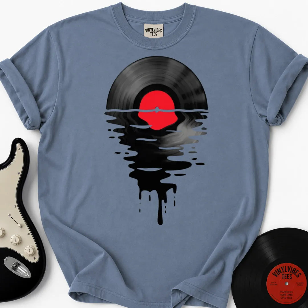 Printify T-Shirt Blue Jean / S Vinyl Sunsetter Premium T-Shirt