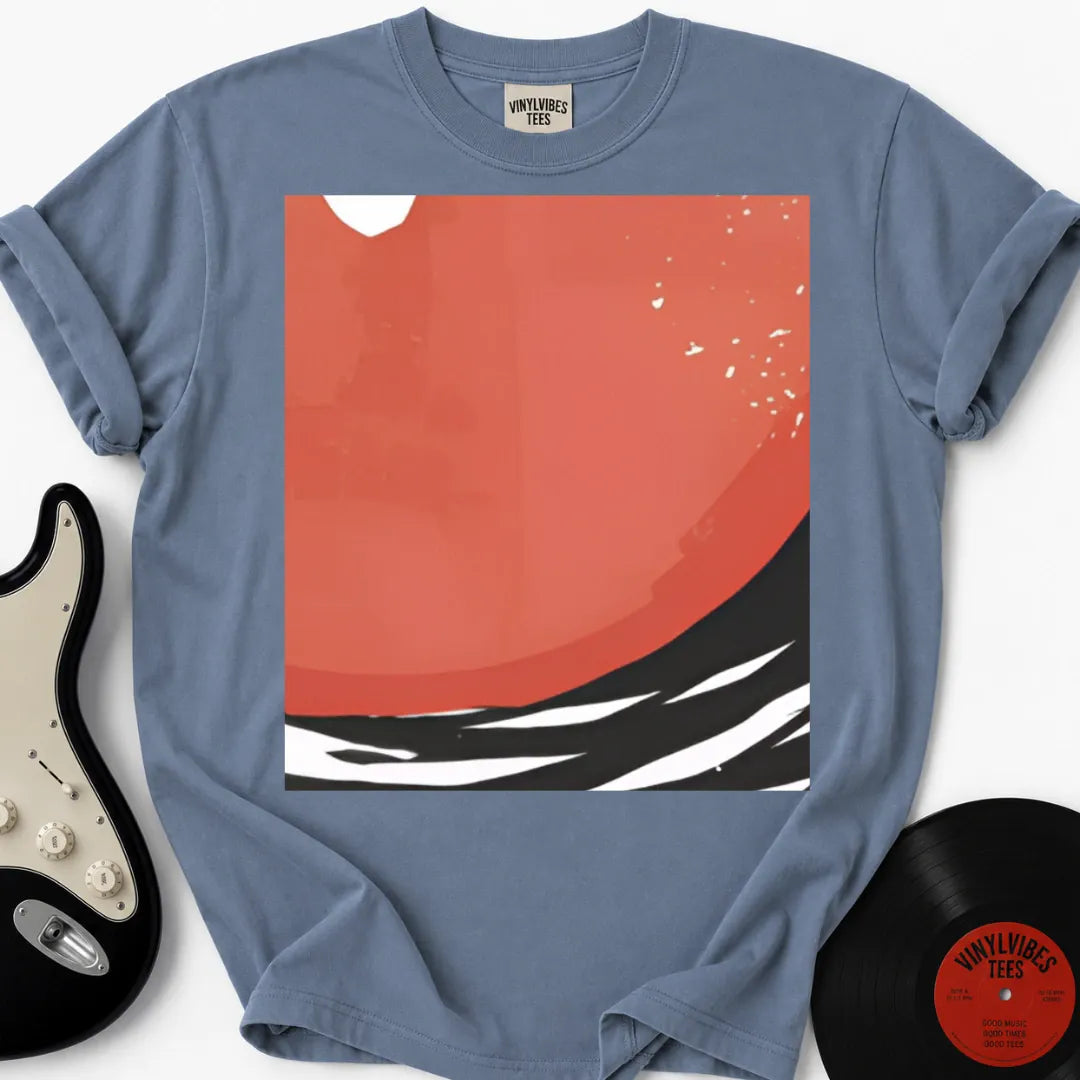 Printify T-Shirt Blue Jean / S Vinyl Wave T-Shirt