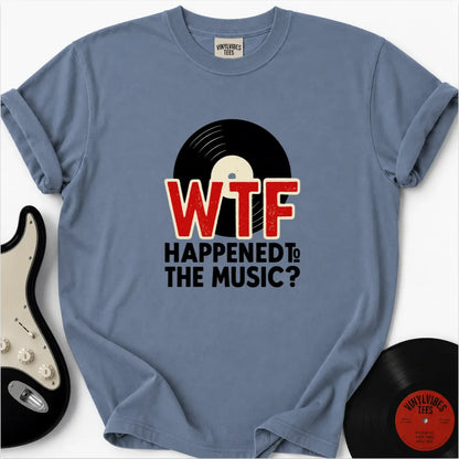 Printify T-Shirt Blue Jean / S What Happened To The Music Premium T-Shirt