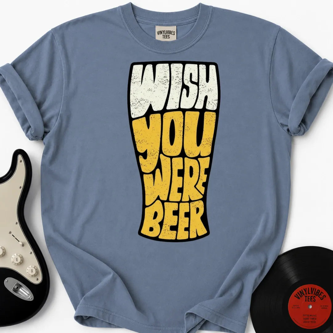 Printify T-Shirt Blue Jean / S Wish You Were Beer Premium T-Shirt