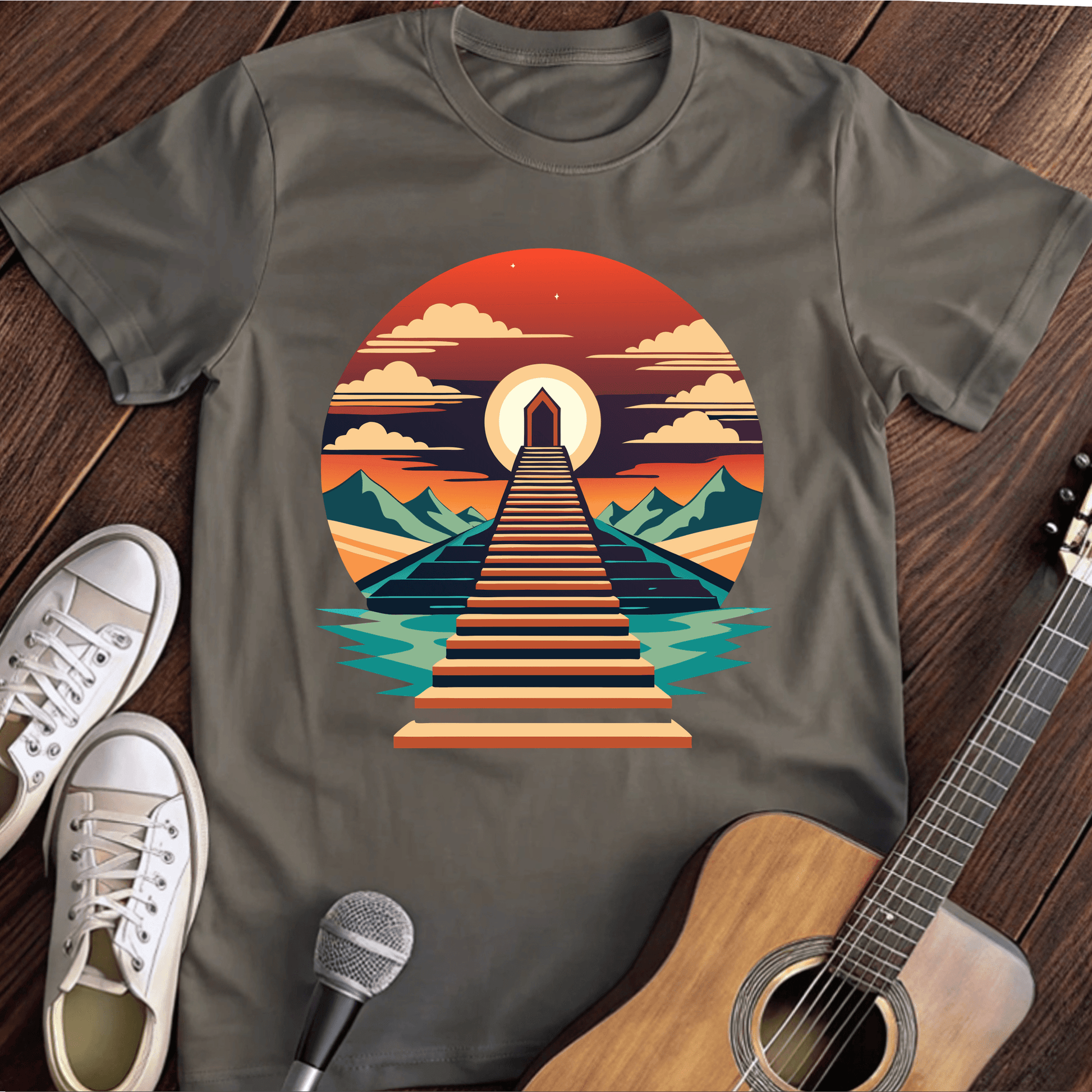 ⭐️⭐️⭐️⭐️⭐️ T-Shirt Charcoal / S A Stairway to Heaven T-Shirt