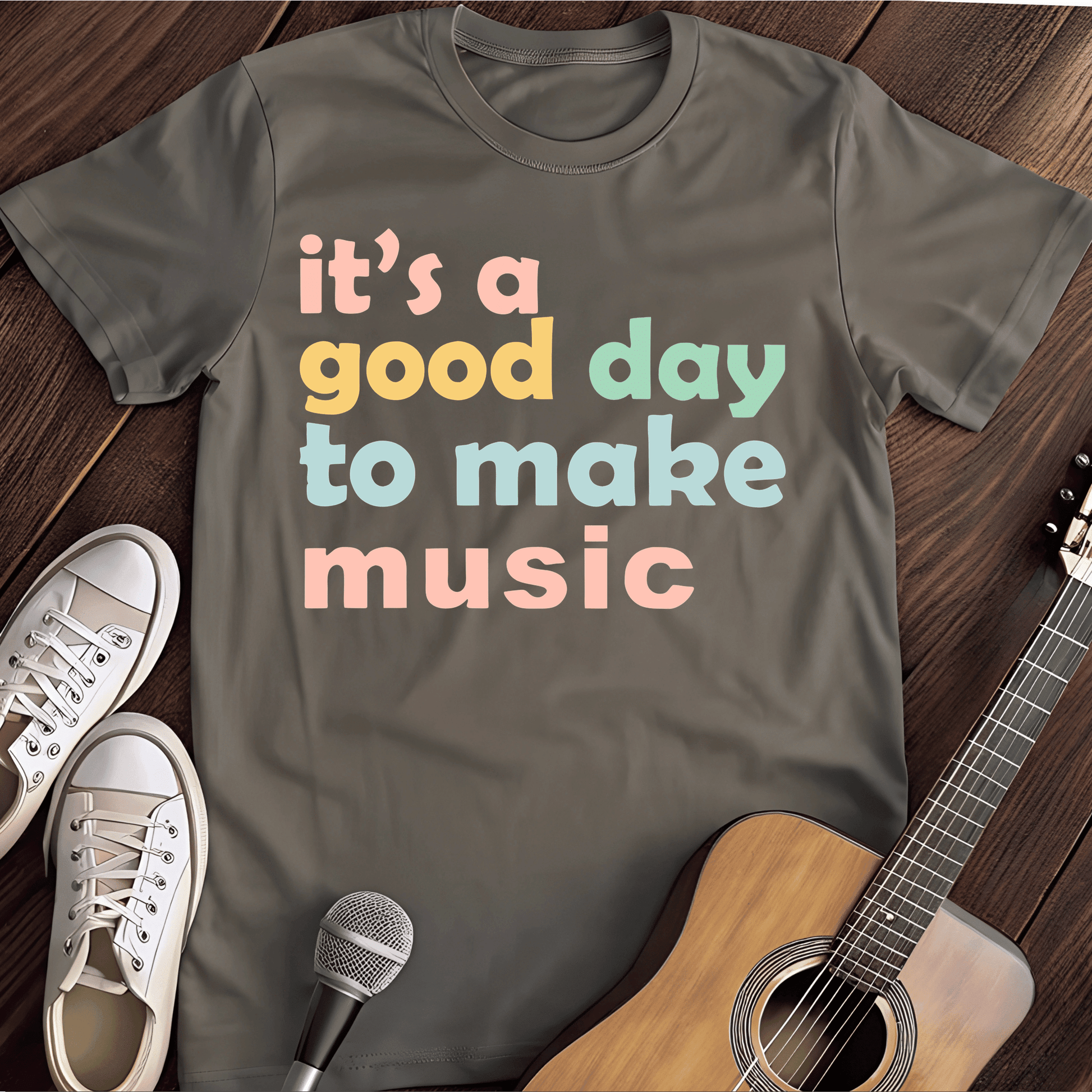 Printify T-Shirt Charcoal / S Its a Good Day Tee