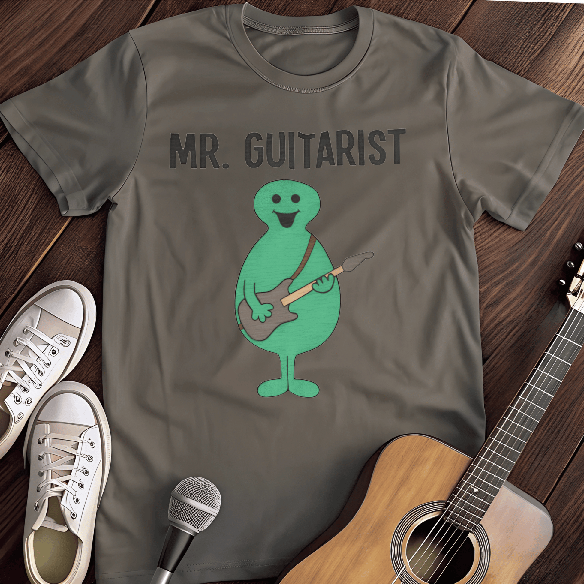 ⭐️⭐️⭐️⭐️⭐️ T-Shirt Charcoal / S Mr. Guitarist T-Shirt