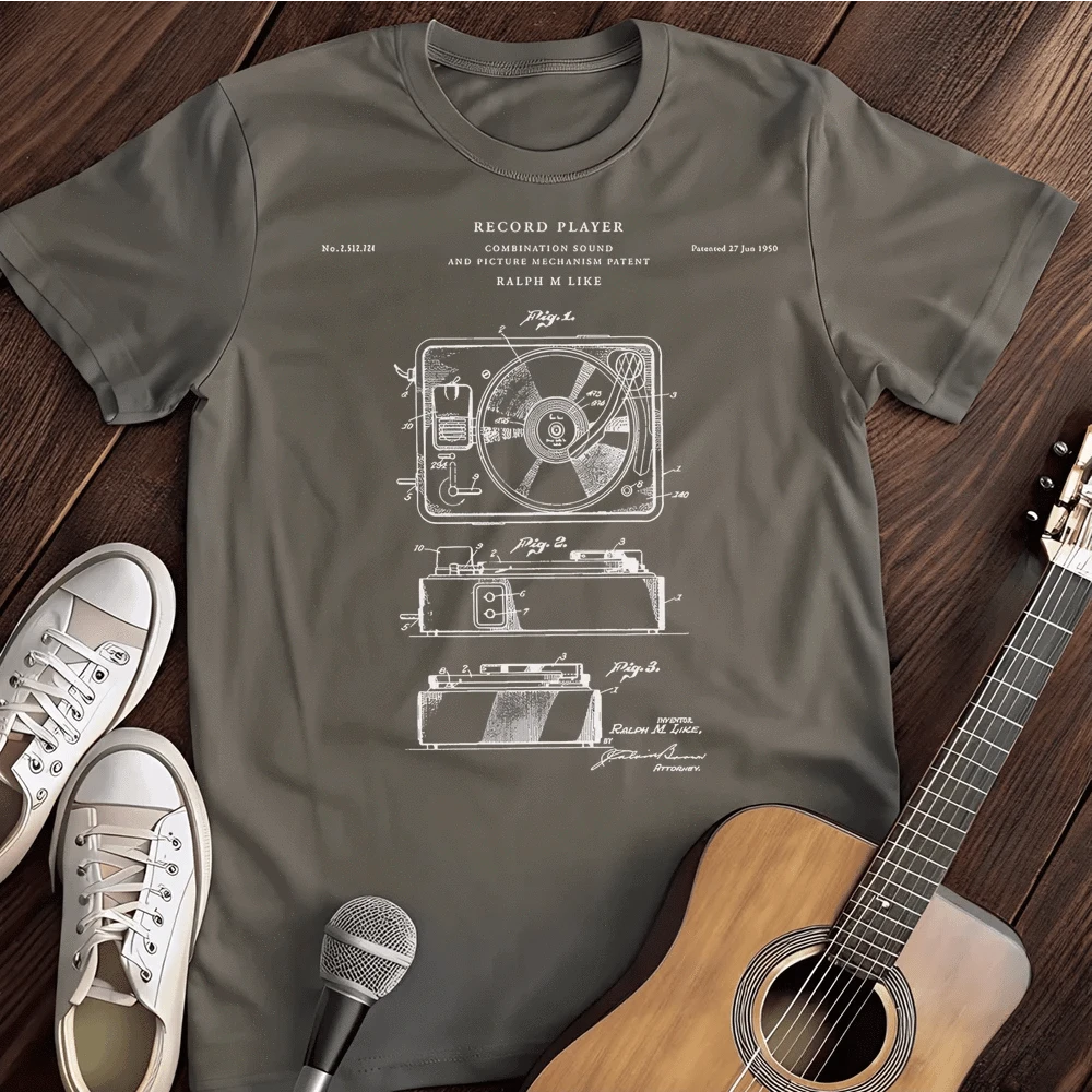 Printify T-Shirt Charcoal / S Patent Player T Shirt