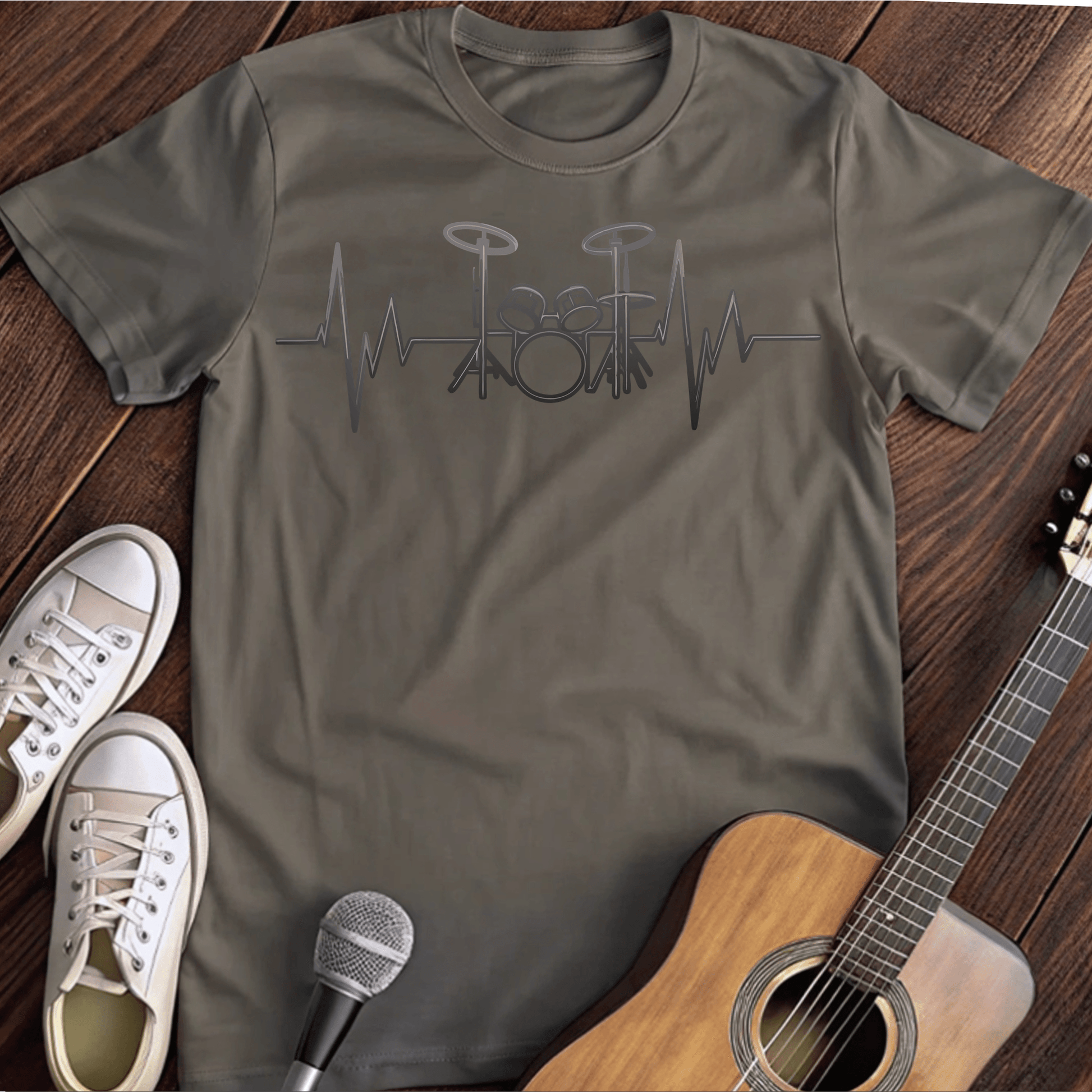 ⭐️⭐️⭐️⭐️⭐️(59) T-Shirt Charcoal / S Rock Lifeline T-Shirt