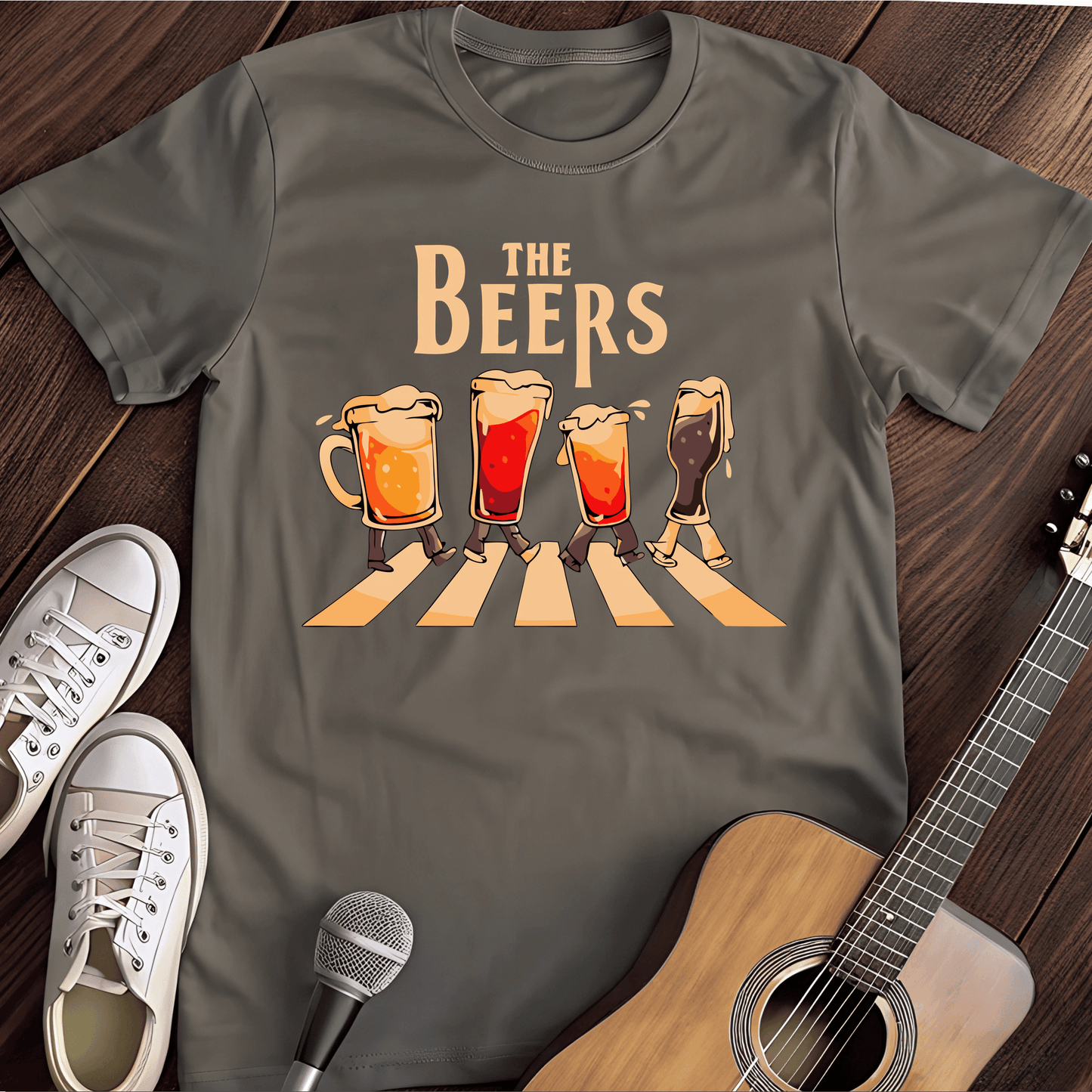 ⭐️⭐️⭐️⭐️⭐️(12) T-Shirt Charcoal / S The Beers T-Shirt