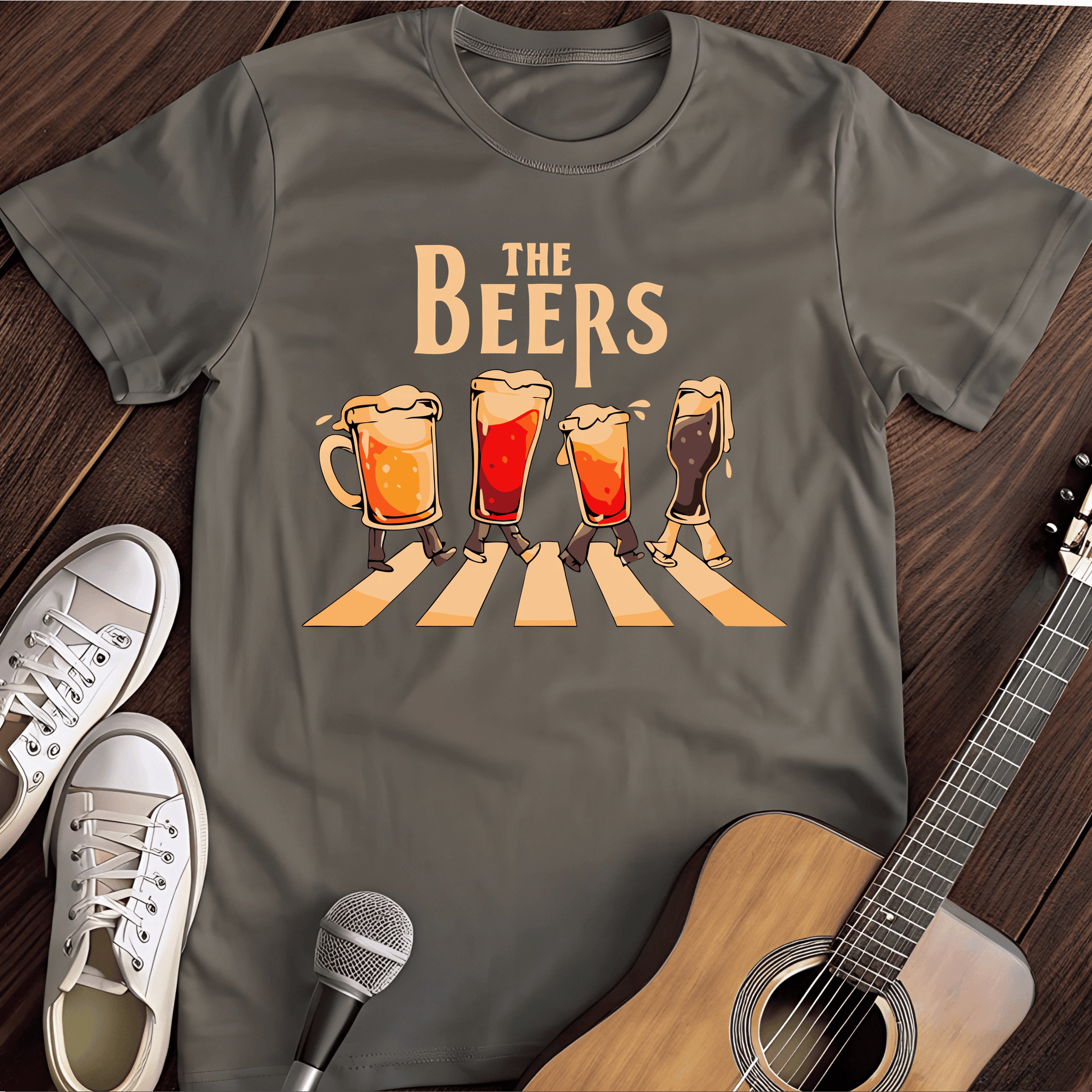 ⭐️⭐️⭐️⭐️⭐️(12) T-Shirt Charcoal / S The Beers T-Shirt