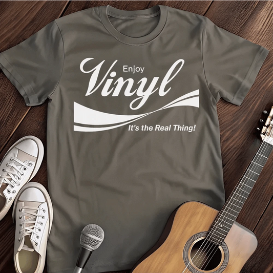 Printify T-Shirt Charcoal / S Vinyl Coke T Shirt