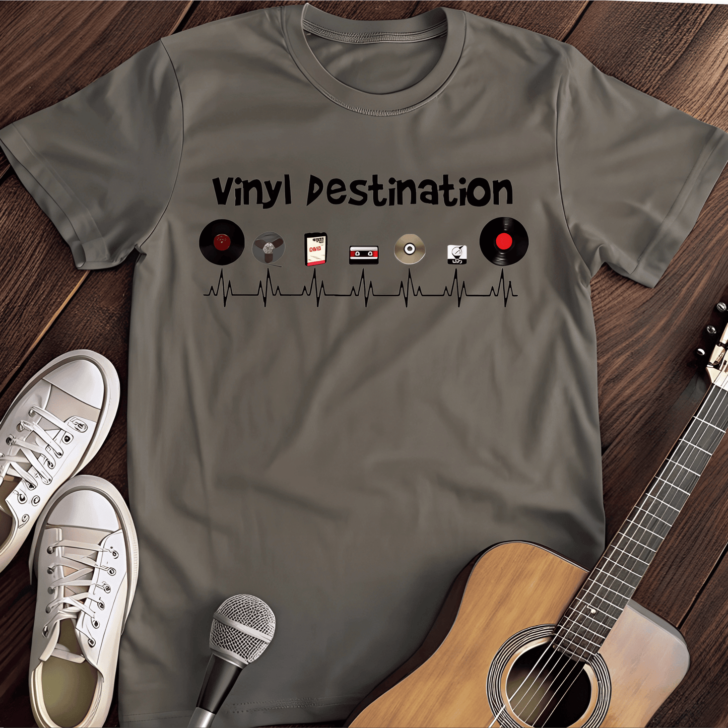 ⭐️⭐️⭐️⭐️⭐️ T-Shirt Charcoal / S Vinyl Destination T-Shirt