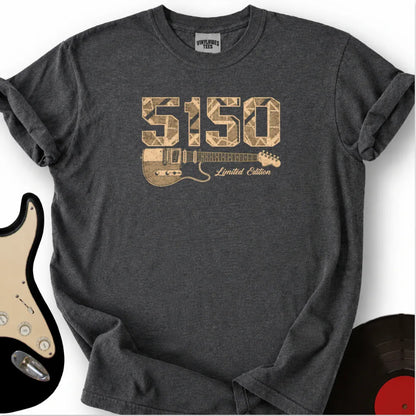 Printify T-Shirt Dark Heather / S 5150 Vintage Rock Guitar T-Shirt