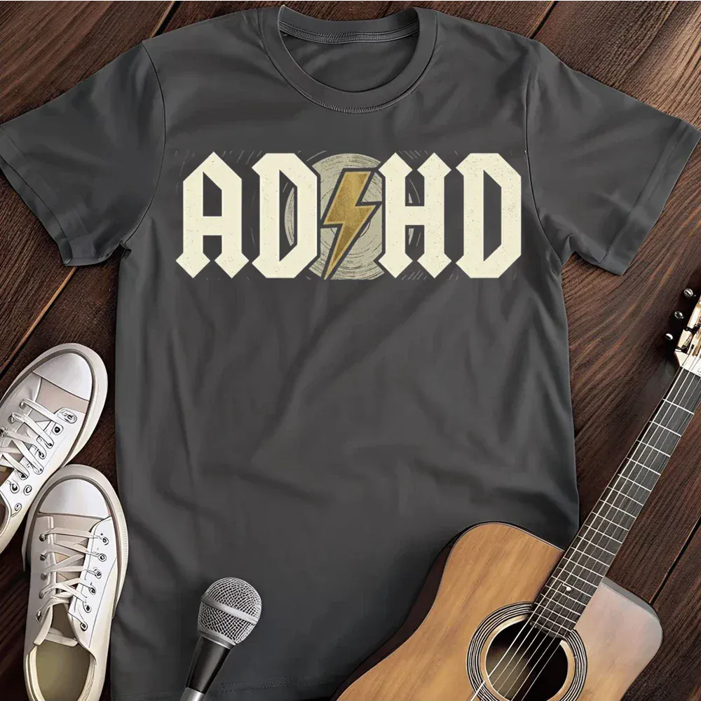 Printify T-Shirt Dark Heather / S Adhd T Shirt