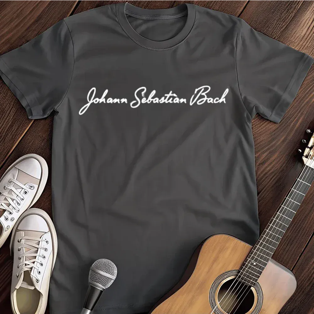Printify T-Shirt Dark Heather / S Bach T Shirt