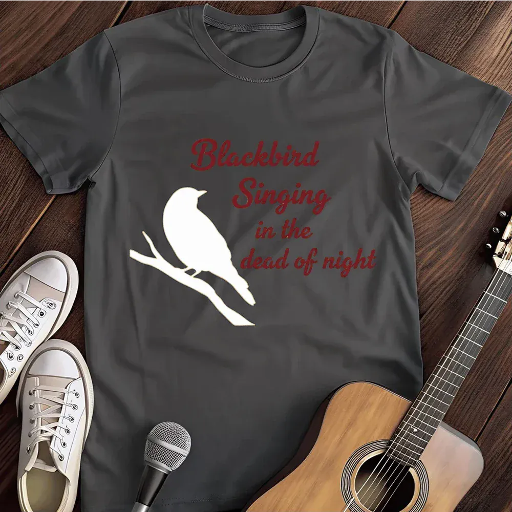 Printify T-Shirt Dark Heather / S Blackbird T Shirt
