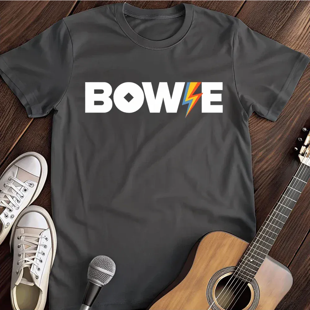Printify T-Shirt Dark Heather / S Bowie T Shirt