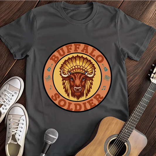 Printify T-Shirt Dark Heather / S Buffalo Soldier T Shirt
