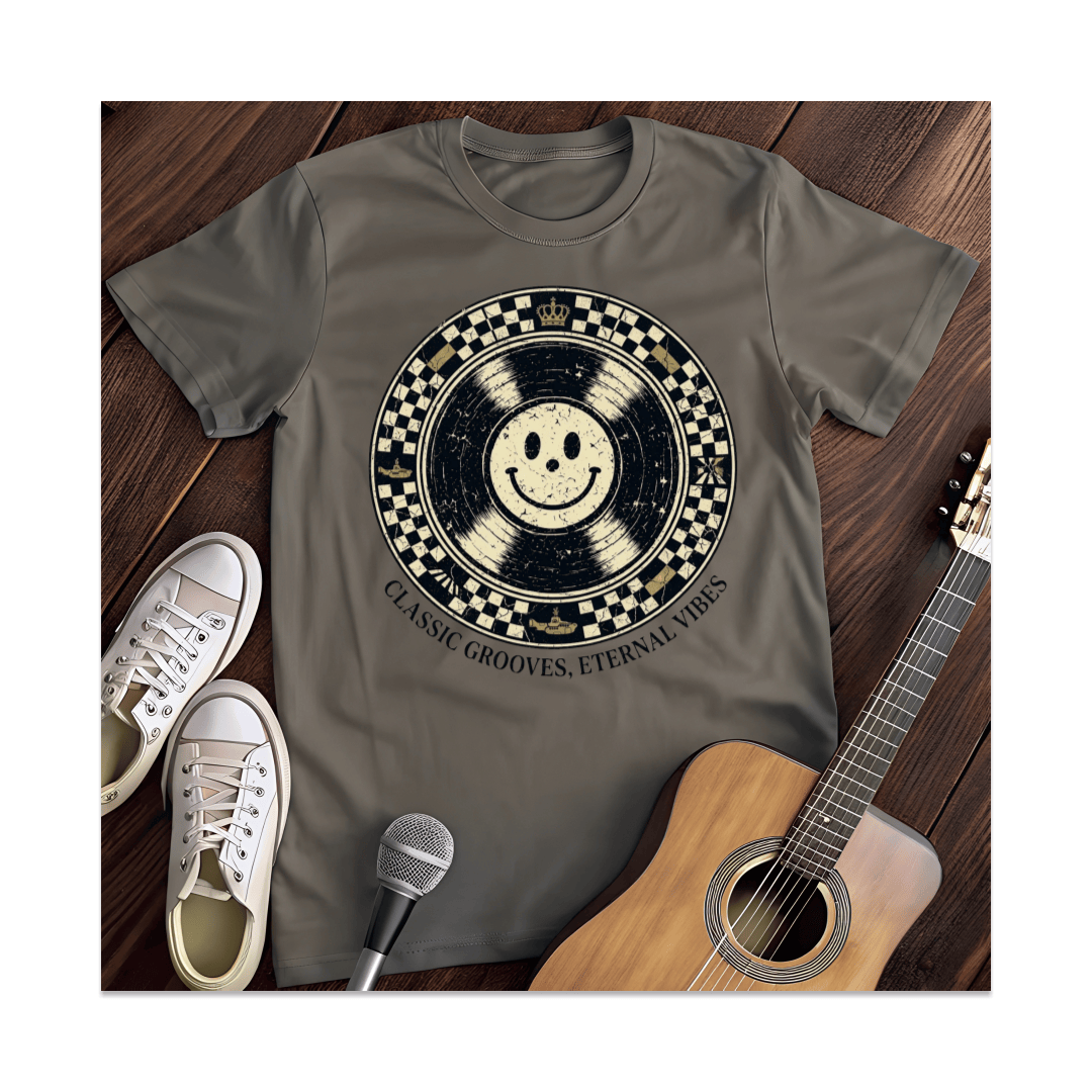Printify T-Shirt Dark Heather / S Classic Grooves Eternal Vibes T-Shirt