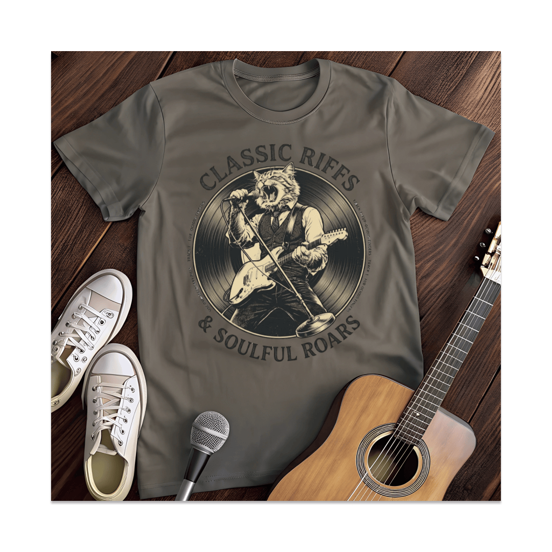 Printify T-Shirt Dark Heather / S Classic Riffs T-Shirt