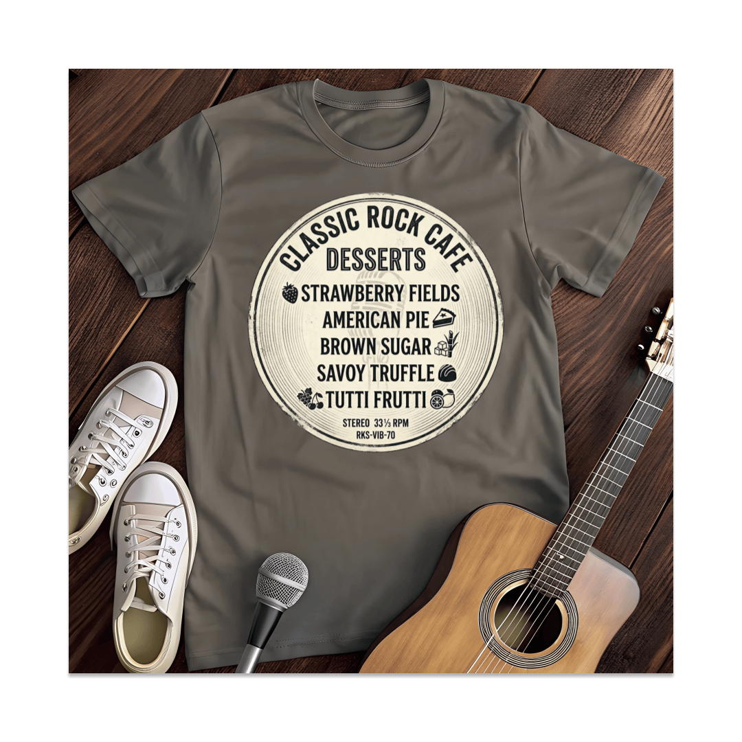 Printify T-Shirt Dark Heather / S Classic Rock T-Shirt (2)