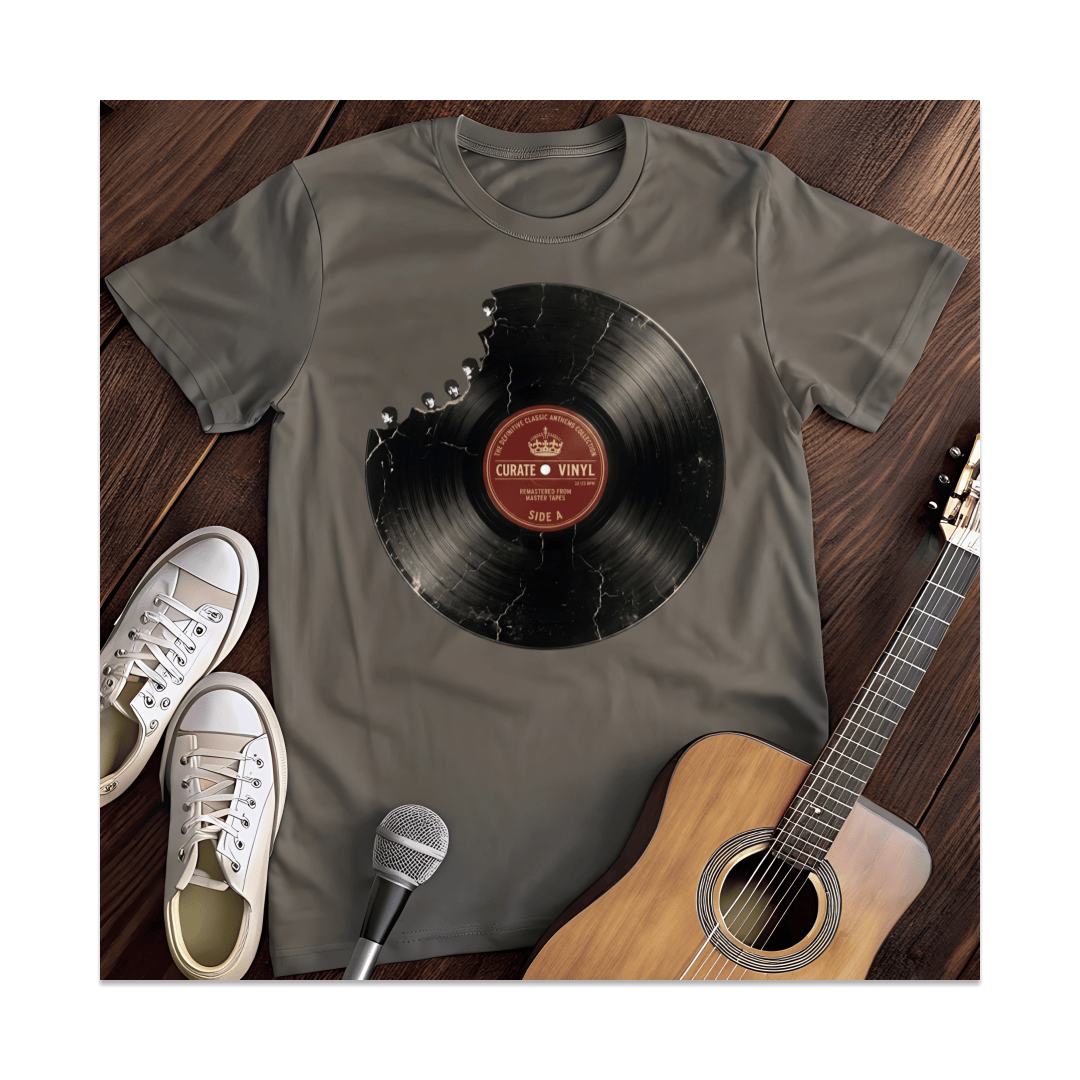 Printify T-Shirt Dark Heather / S Curate Vinyl T-Shirt