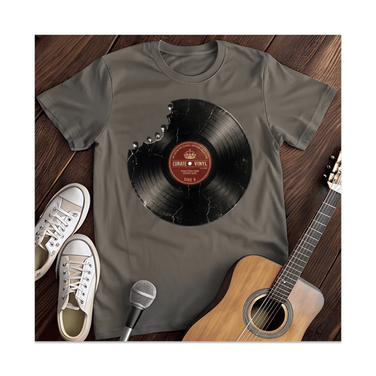 Printify T-Shirt Dark Heather / S Curate Vinyl T-Shirt
