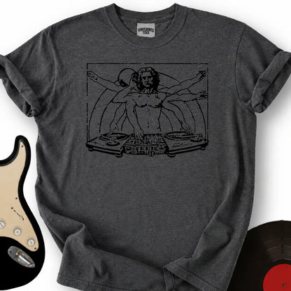 Printify T-Shirt Dark Heather / S Davinci DJ T-Shirt