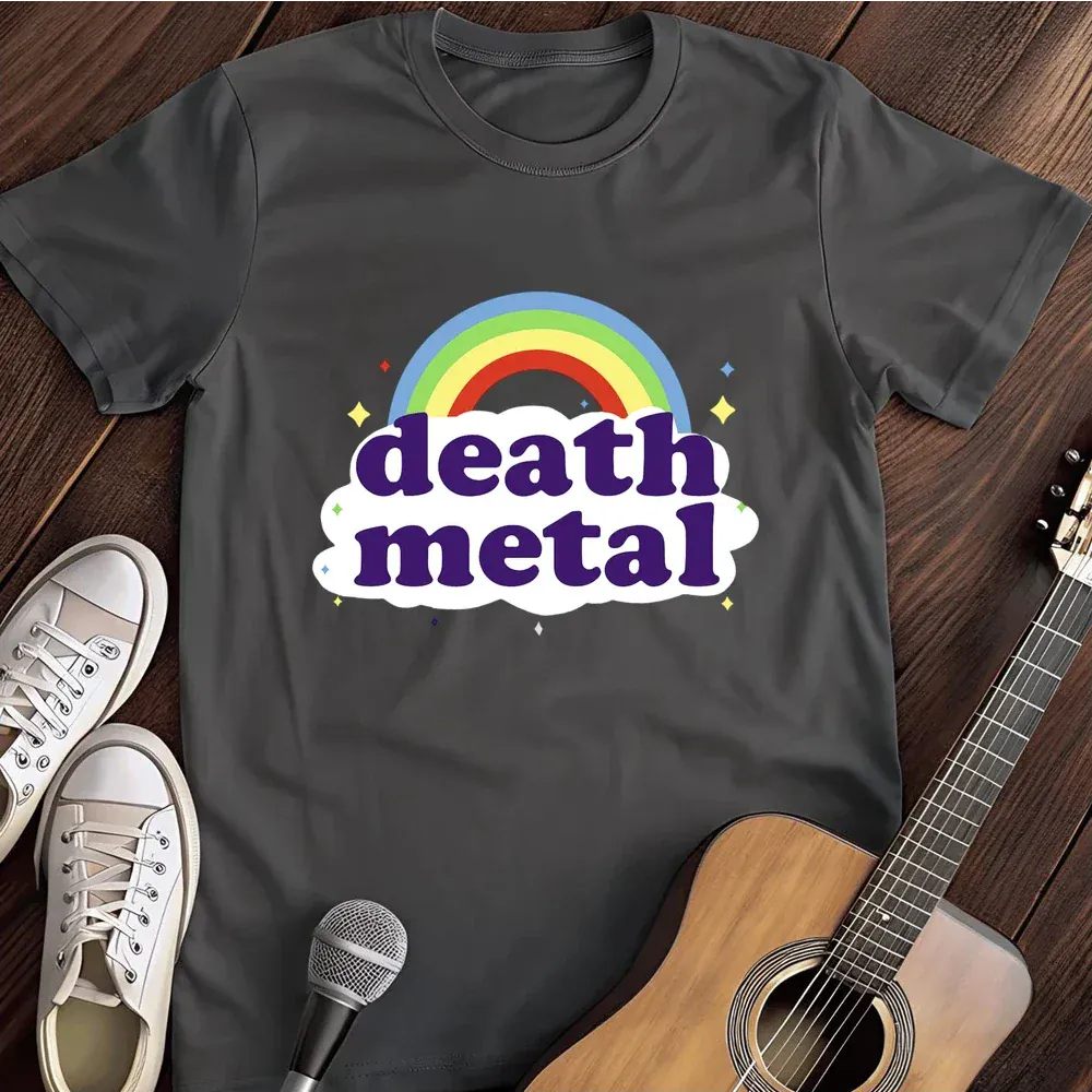 Printify T-Shirt Dark Heather / S Death Metal T Shirt