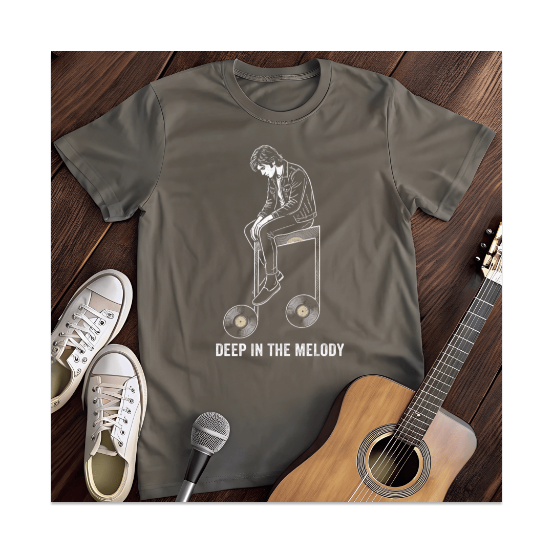 Printify T-Shirt Dark Heather / S Deep In The Melody T-Shirt