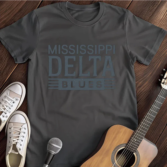 Printify T-Shirt Dark Heather / S Delta Blues T Shirt