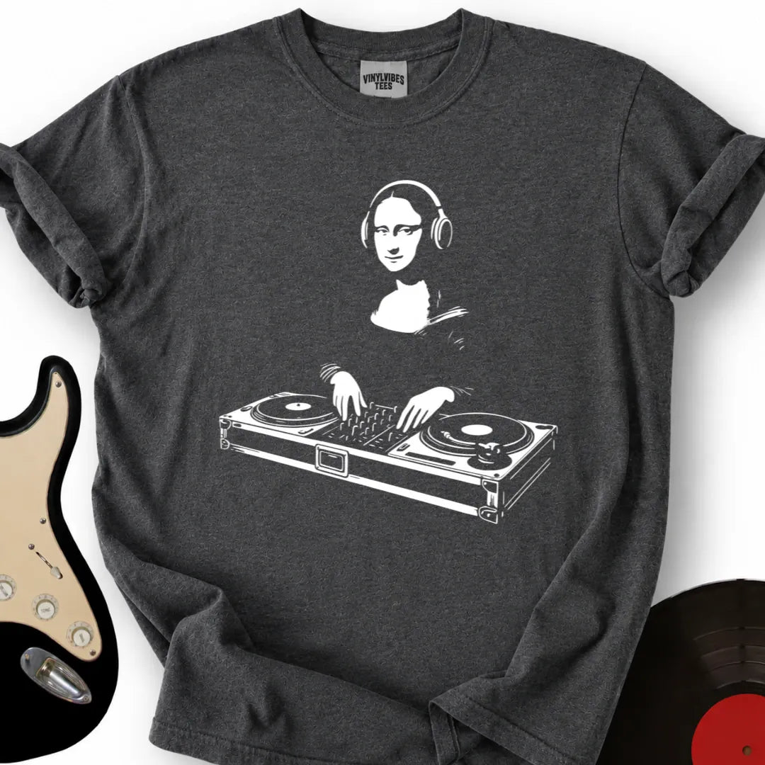 Printify T-Shirt Dark Heather / S DJ Mona T-Shirt