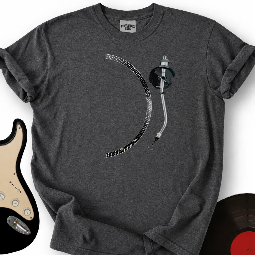 Printify T-Shirt Dark Heather / S DJ Needle T-Shirt