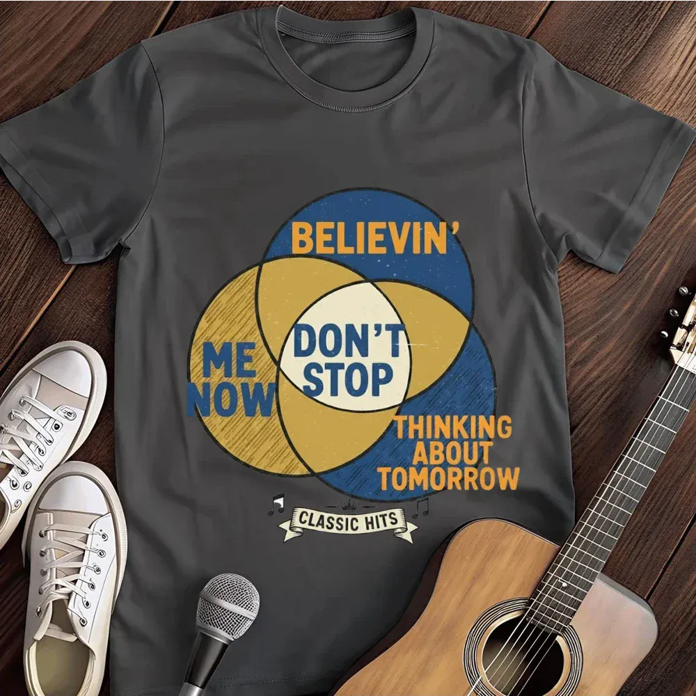 Printify T-Shirt Dark Heather / S Dont Stop T Shirt