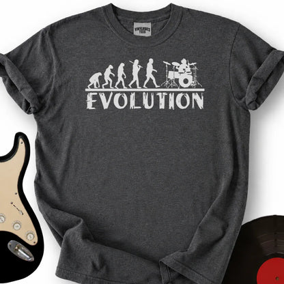 Printify T-Shirt Dark Heather / S Drummer Evolution T-Shirt