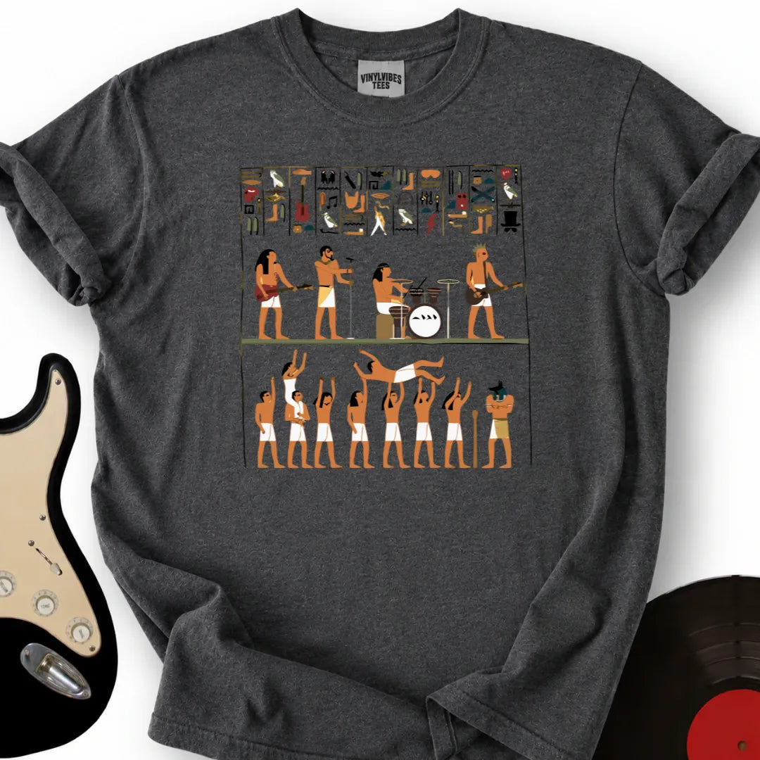 Printify T-Shirt Dark Heather / S Egyptian Rockband T-Shirt