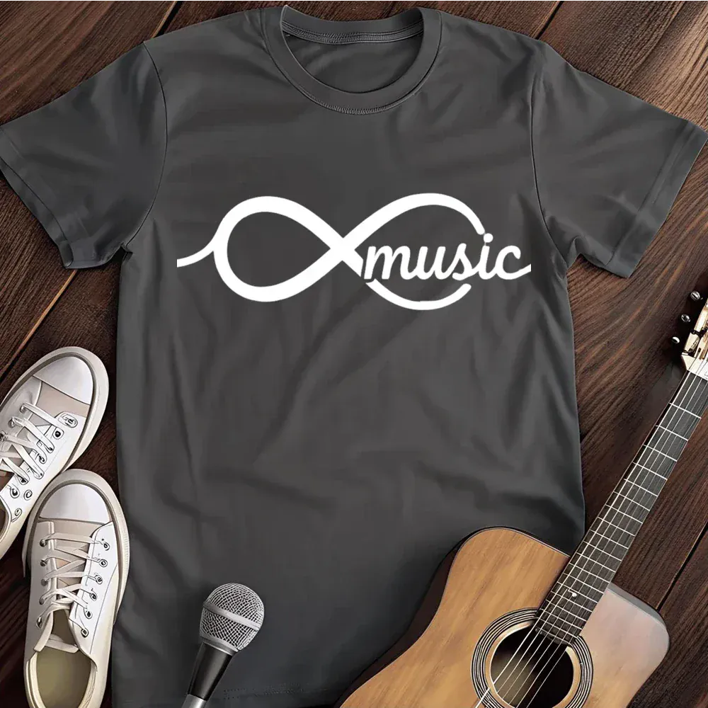 Printify T-Shirt Dark Heather / S Endless Music T Shirt