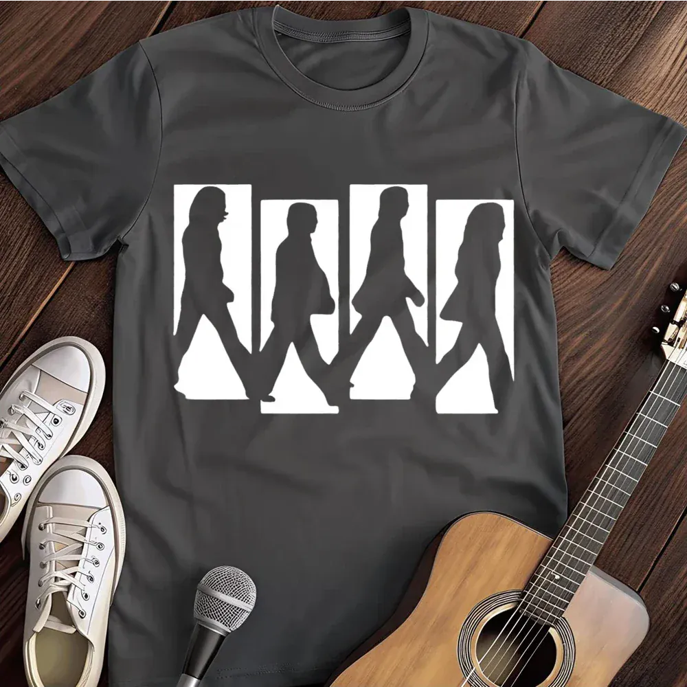 Printify T-Shirt Dark Heather / S Fab Four T Shirt