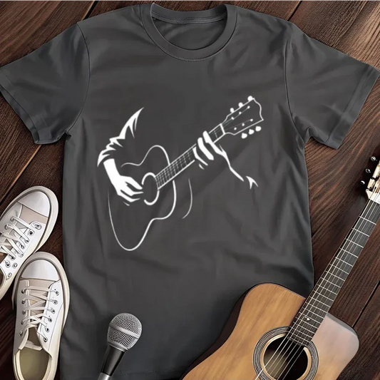 Printify T-Shirt Dark Heather / S Feel The Strings T Shirt