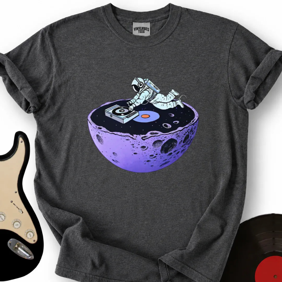 Printify T-Shirt Dark Heather / S Floating Astronaut T-Shirt