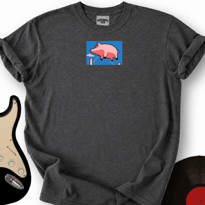 Printify T-Shirt Dark Heather / S Flying pig T-Shirt_