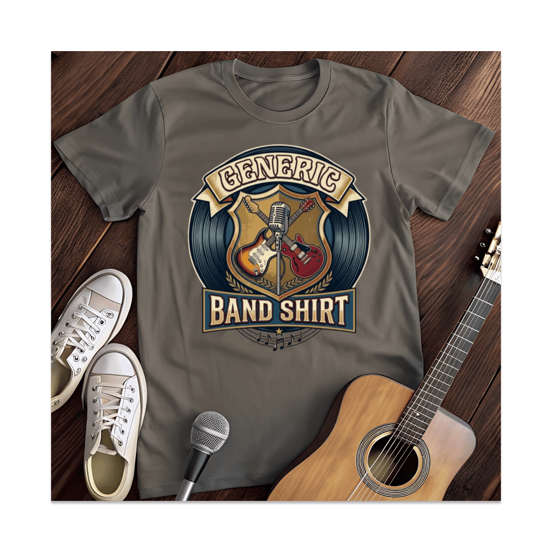 Printify T-Shirt Dark Heather / S Generic Band T-Shirt