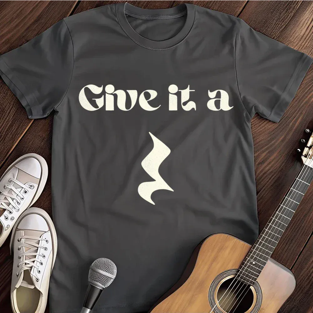 Printify T-Shirt Dark Heather / S Give It A T Shirt