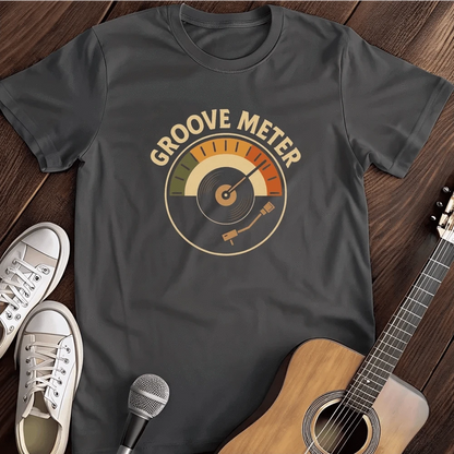 Printify T-Shirt Dark Heather / S Groove Meter T Shirt