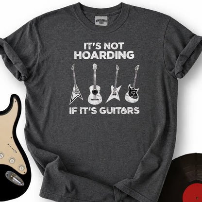 Printify T-Shirt Dark Heather / S Guitar Hoarding T-Shirt