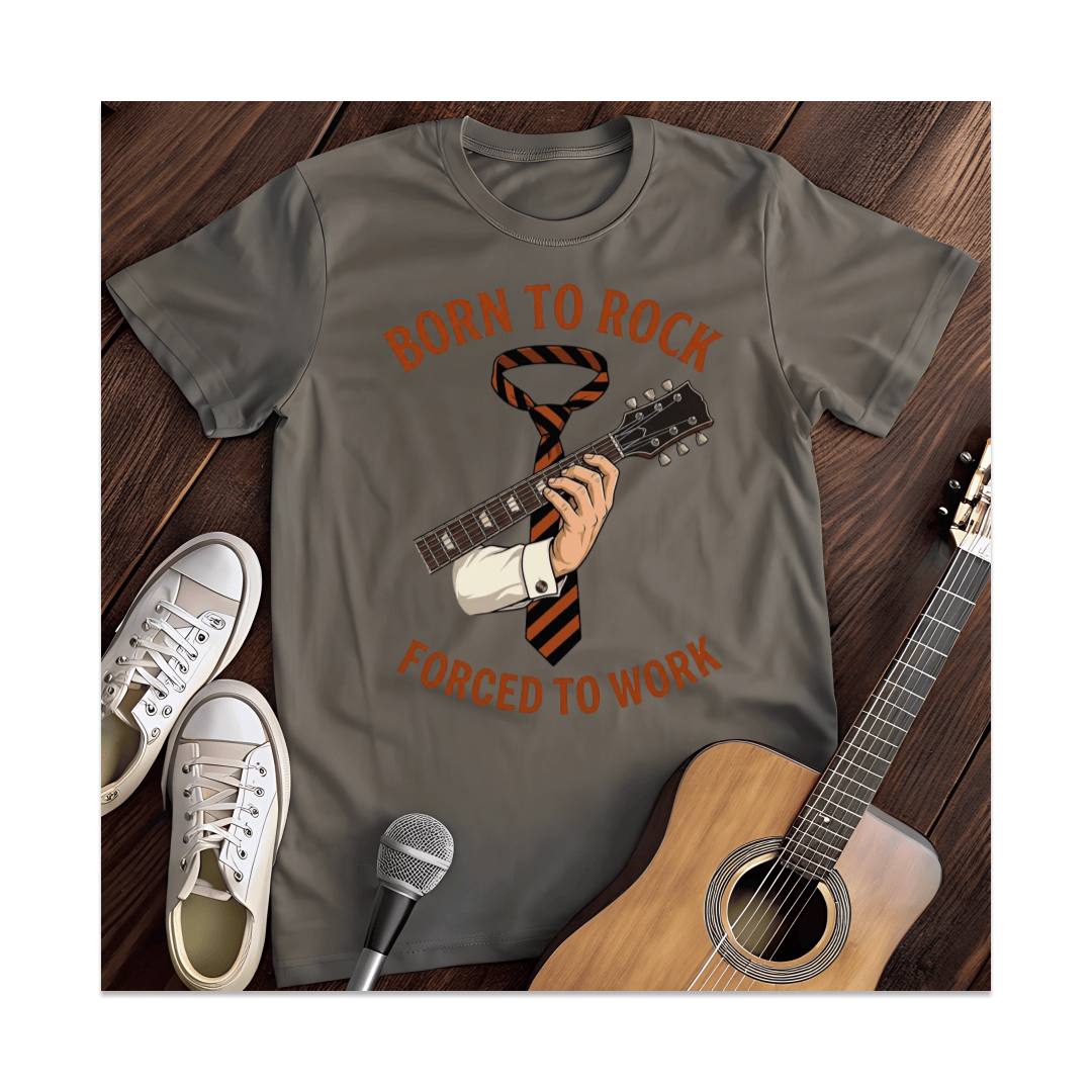 Printify T-Shirt Dark Heather / S Guitar Tree Of Life Vinyl T-Shirt (2)