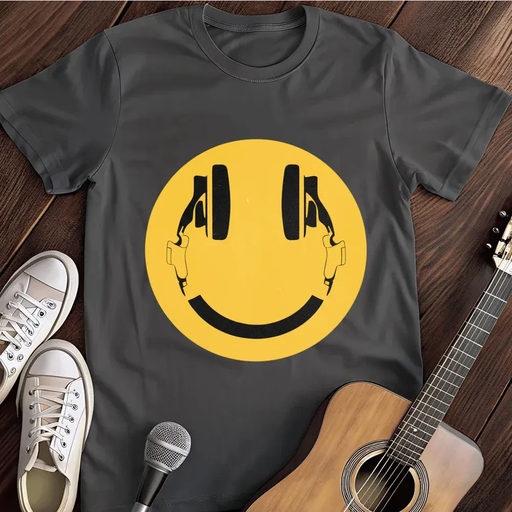 Printify T-Shirt Dark Heather / S Happy Place T Shirt