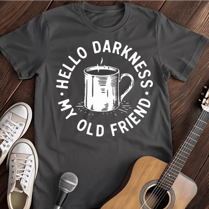 Printify T-Shirt Dark Heather / S Hello Darkness T Shirt
