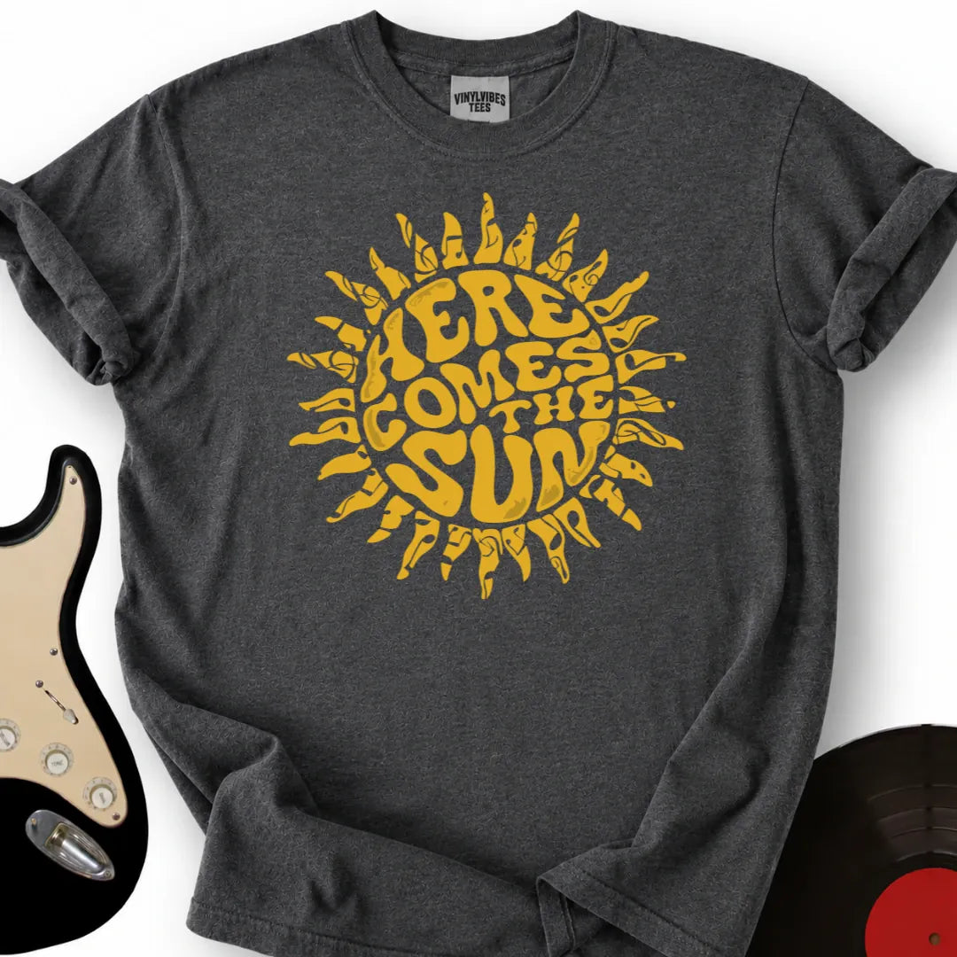 Printify T-Shirt Dark Heather / S Here Comes T-Shirt