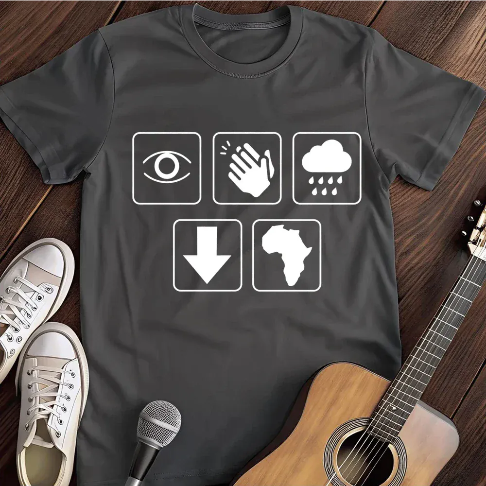 Printify T-Shirt Dark Heather / S I Bless The Rains Down In Africa Ii T Shirt