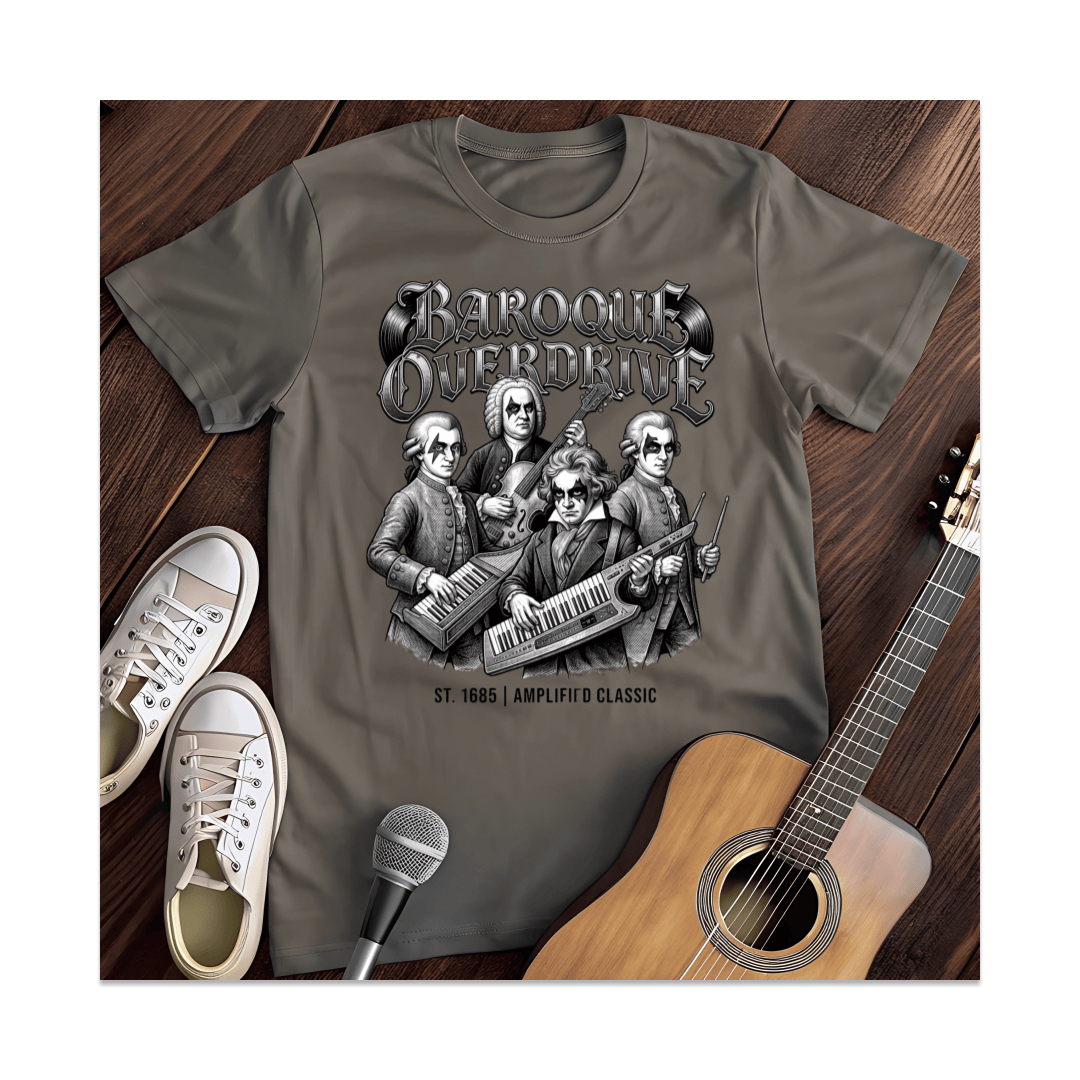 Printify T-Shirt Dark Heather / S I Could Stop Buying Guitars I'm Not A Quitter T-Shirt (2)