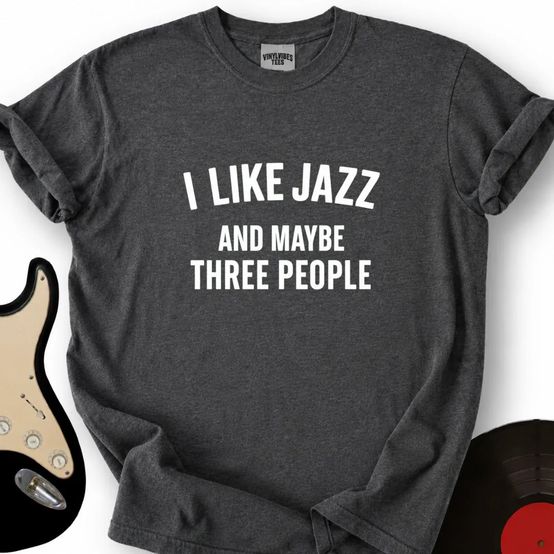 Printify T-Shirt Dark Heather / S I Like Jazz T-Shirt